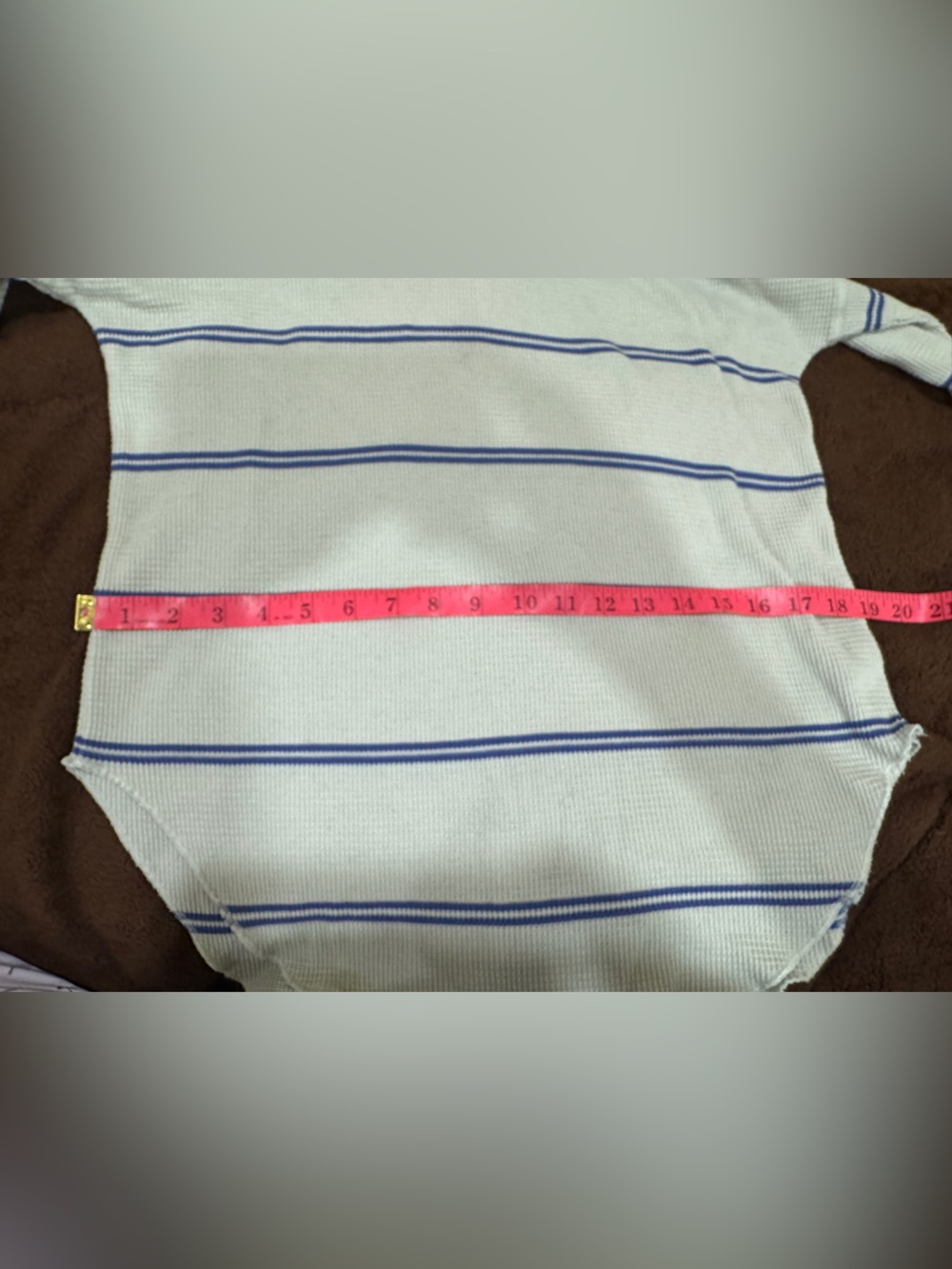 Aritzia Babaton Cowelneck Waffle-Knit Stripe top - Picture 7 of 13